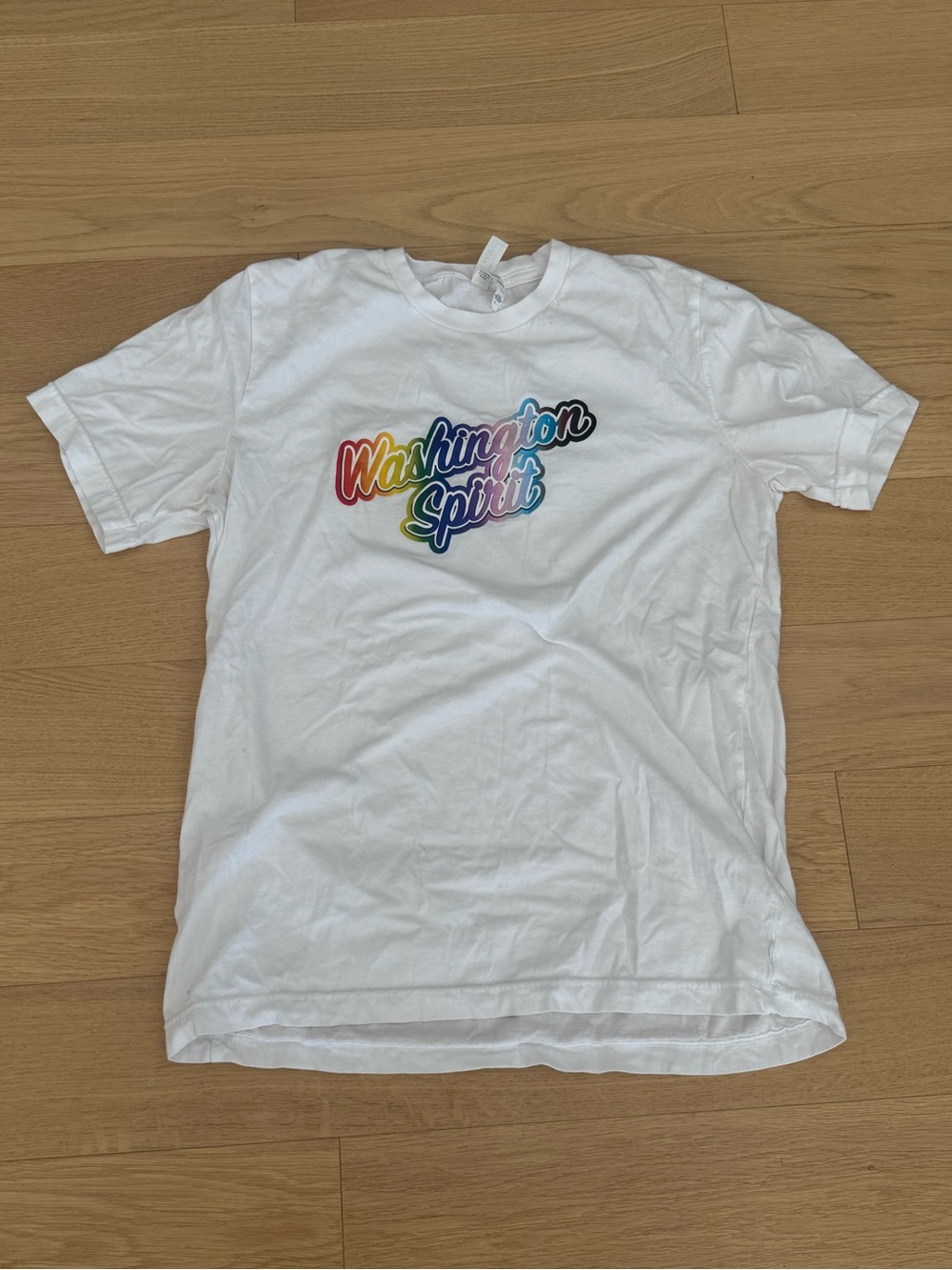 NWSL Washington Spirit Pride night shirt - size large